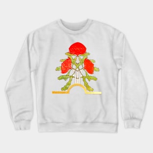 Art sec. XIX decorative flowers Crewneck Sweatshirt